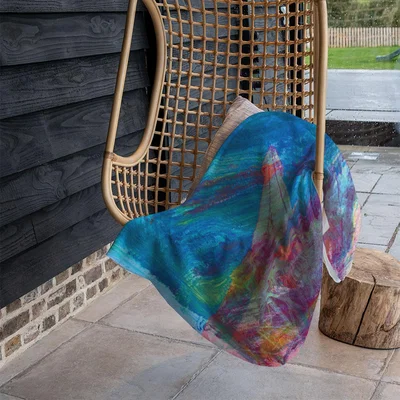 The Range Below The Tower Blanket - Blue