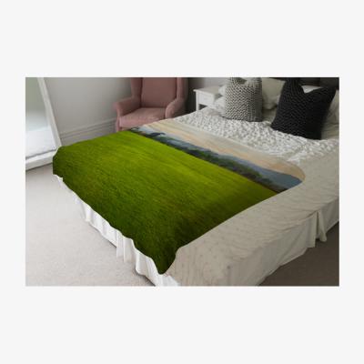 The Range Lush Grass Field Designer Blanket - Green