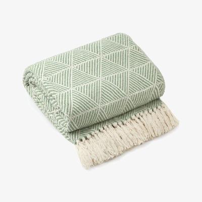 The Range Zahra Blanket Throw - Pistachio / 228x254cm