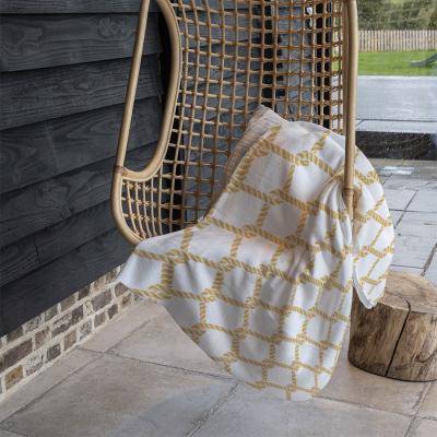 The Range Gold Chainlink Rope Blanket - Gold