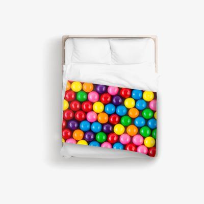 The Range Brightly Colored Gum Balls Blanket - Pink