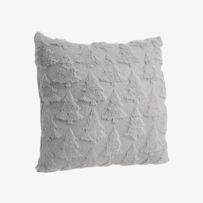 The Range Cozy Soft Plush Throw Pillow Cushion Cover - Grey