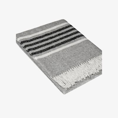 The Range Richmond Reclaimed Wool Throw  - Grey