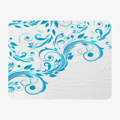 The Range Swirls Blanket - Blue