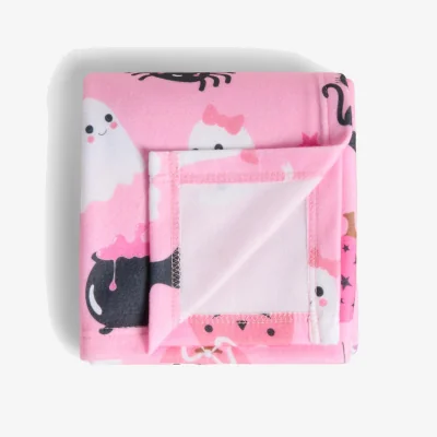 The Range OHS Girl Ghost Fleece Throw - Pink