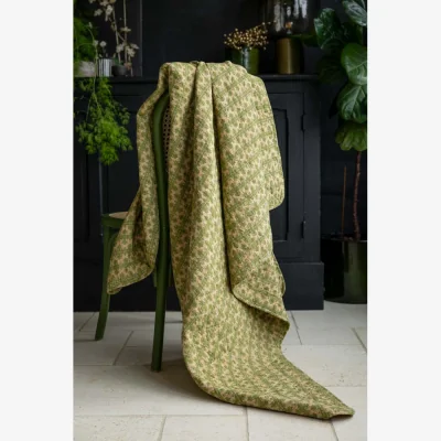 Rockett St George Beautiful Green Patterned Cotton Quilt