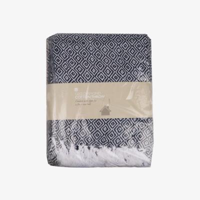 The Range Geo Diamond Cotton Throw