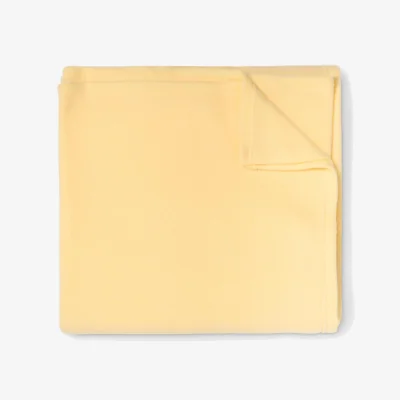 The Range OHS Plain Fleece Throw - Lemon / 240cm