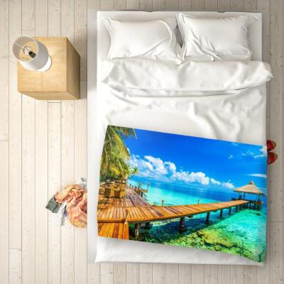The Range Maldive Beach Resort Blanket - Blue