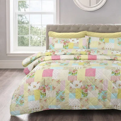 The Range Candice Patchwork Bedspread Set - Multi / Double