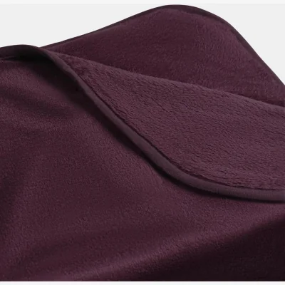The Range OHS Faux Fur Mink Throw - Burgundy
