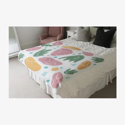 The Range Abstract Nature Illustrations Designer Blanket - Blue