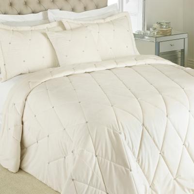 The Range Diamante Bedspread - Cream
