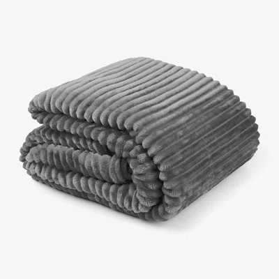The Range Dakota Blanket Throw - Charcoal
