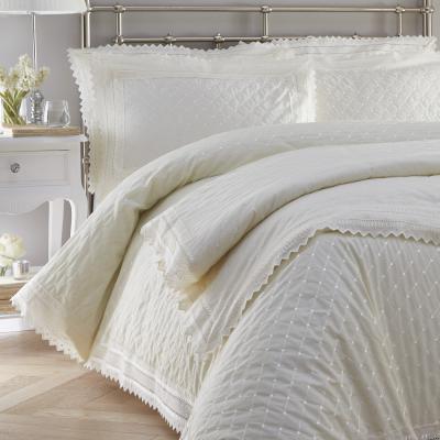 The Range Balmoral Cream 254 X 254cm Bedspread Including Shams - Yellow