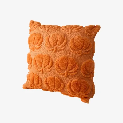 The Range Cozy Plush Pumpkin Throw Pillow - Orange / 45cm