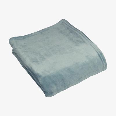 The Range Plain Fleece Throw - Blue