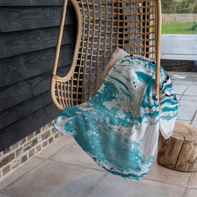 The Range Marble In Blue Blanket - Blue