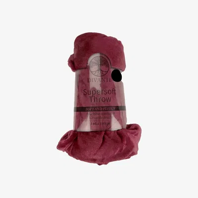 The Range Supersoft Throw - Mulberry / Large