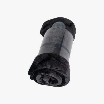 The Range Supersoft Throw - Black / Extra Large