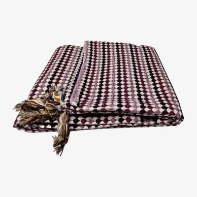 The Range Exclusive Jacquard Chenille Throw Over - Umbrella  - Fuchsia