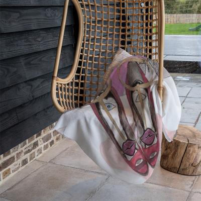 The Range Lips Shoes Blanket - Pink