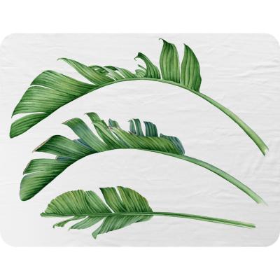 The Range Triple Botanical Blanket - Green