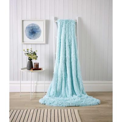 The Range Fluffly Huggable Teddy Blanket - Silver / 130cm