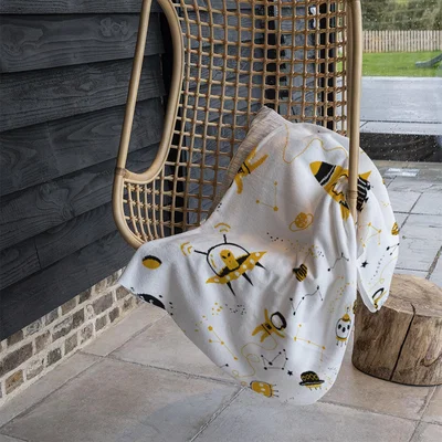 The Range Space Pattern Blanket - Yellow