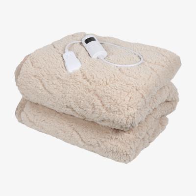 The Range Teddy Sherpa Electric Blanket - Natural