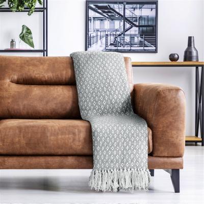 The Range Recycled Cotton Casablanca Throw - Silver - Silver