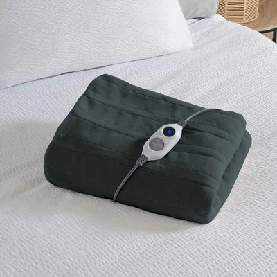 The Range Large Grey Electric Heated Throw  - Grey
