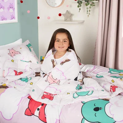 The Range Weighted Blanket Squishmallows Sensory Therapy Sleep Throw - Purple / 3kg
