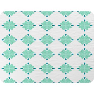 The Range Green Uncommon Boho Chic Summer Design Blanket - Blue