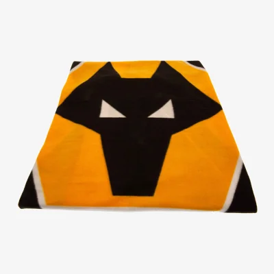 The Range Wolverhampton Wanderers FC Blanket - Black/Yellow/White