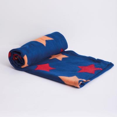 The Range Dreamscene Star Print Soft Fleece Blanket Throw, 120 x 150cm - Navy - Blue