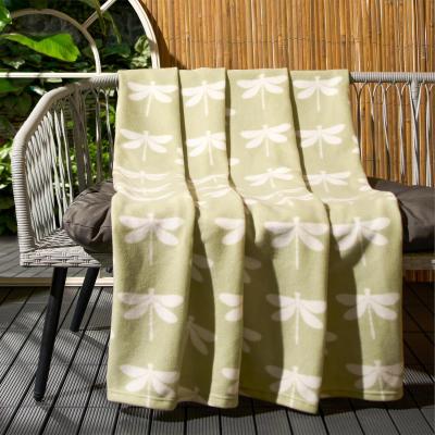 The Range Dragonfly Throw Blanket - Sage