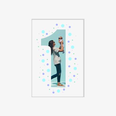 The Range 1st Birthday Circles Photo Blanket