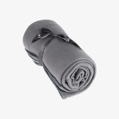 The Range Essential Fleece Throw - Charcoal