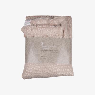 The Range Snake Skin Surface Throw