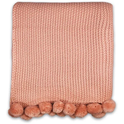 The Range Throw (Pom Pom) - Shruti (pink) - Pink