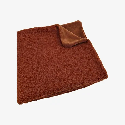 The Range Blake Boucle Throw - Rust