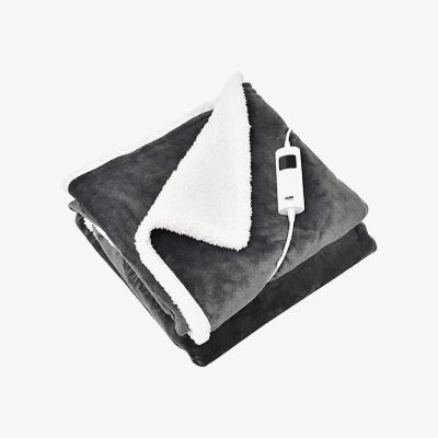 The Range Heated Electric Throw Fleece Over Blanket Sofa Bed Large - Dark Cool Grey