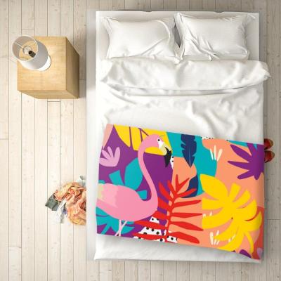 The Range Tropical Flamingoes Blanket - Pink