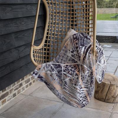 The Range Grunged Print Blanket - Pink