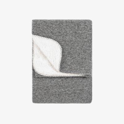 The Range Nurrel Knitted Throw - Grey