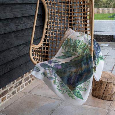 The Range Green Leaves Board Blanket - Green