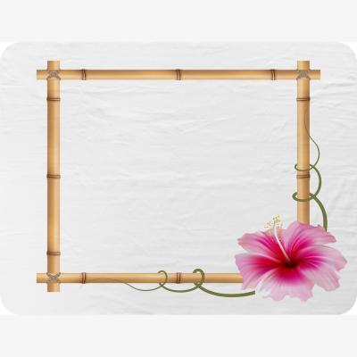 The Range Bamboo Border Blanket - Brown