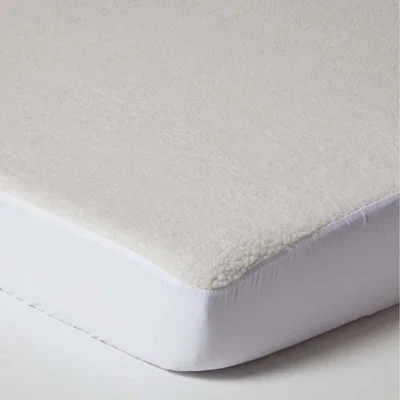 The Range Cot Bed Cosy Fleece Underblanket, Pack of 2 - White / Small