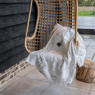 The Range Drawn Nautical Elements Blanket - Black